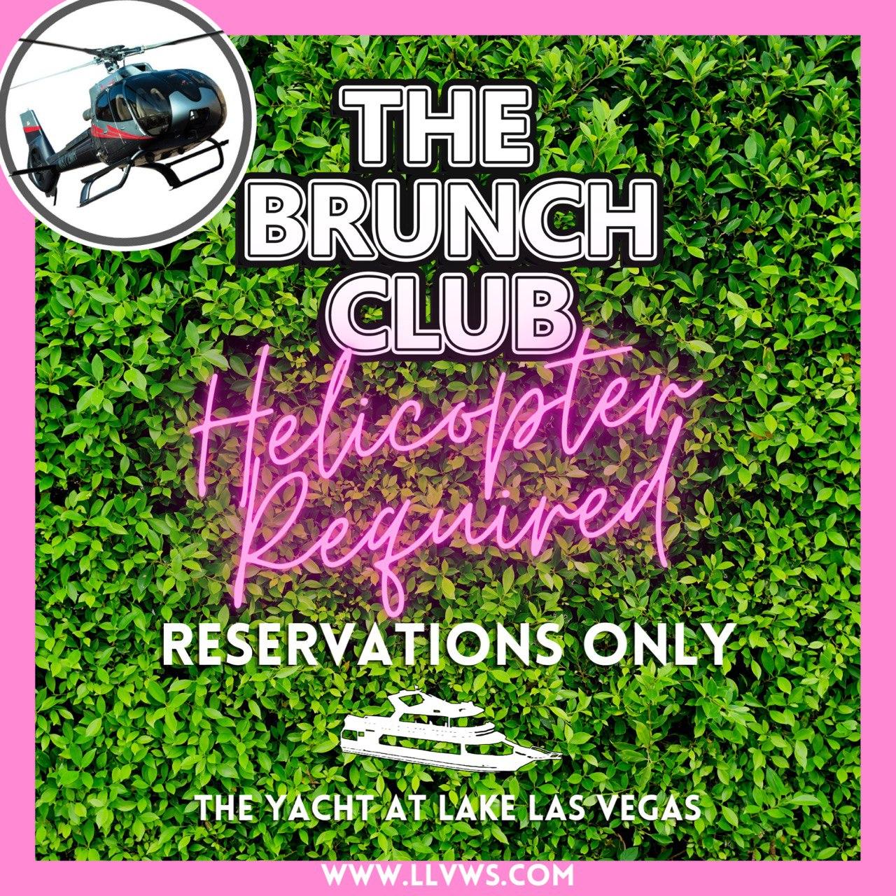 The Brunch Club at Lake Las Vegas: Free Helicopter Ride