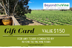 GIFT CARD - $150 value for any tour from Beyond the Vine Wine Tours 