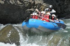 Whitewater Rafting El Chorro Class IV Rapids from Jacó