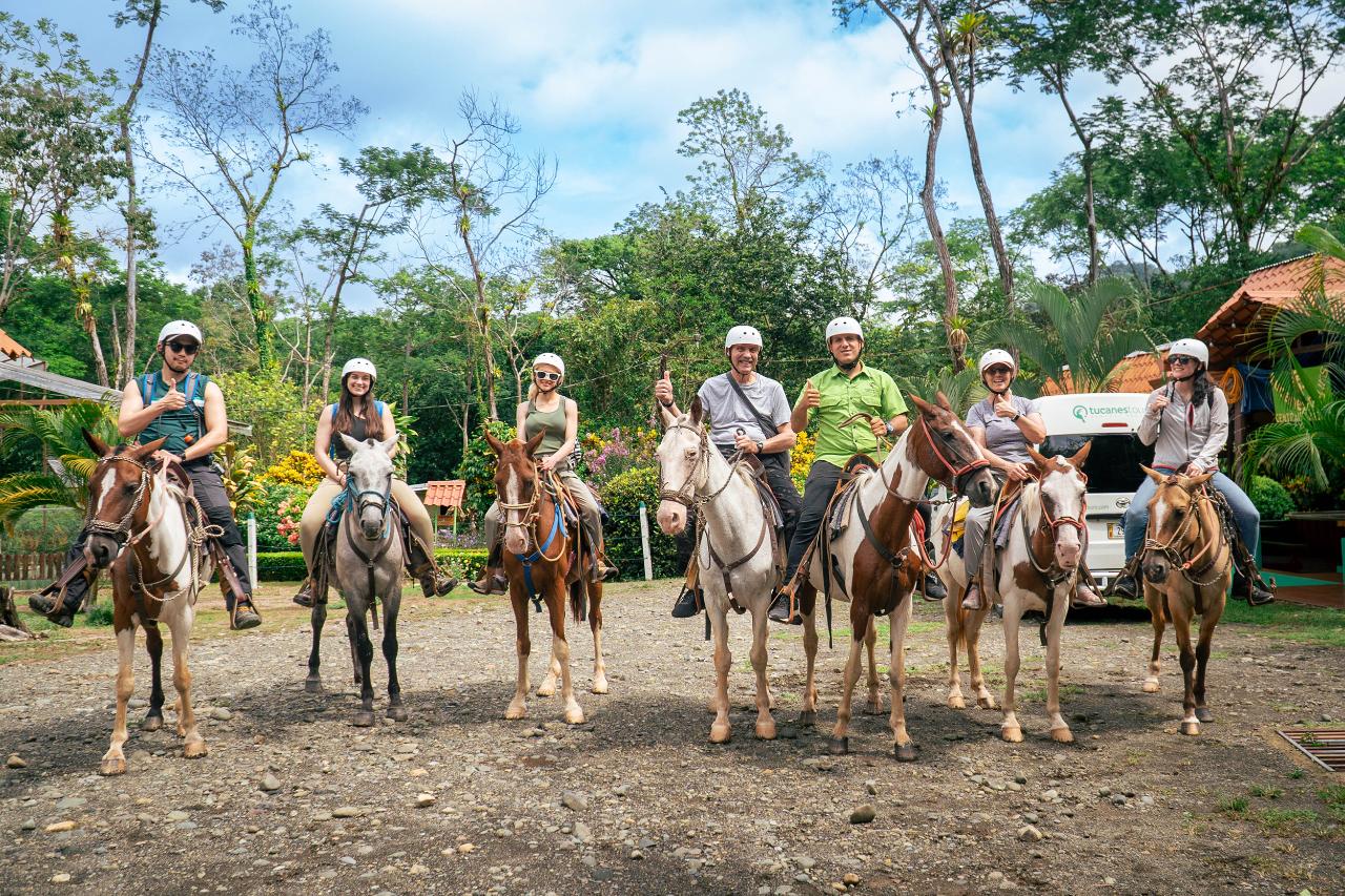 Horseback Riding through the Jungle from Manuel Antonio