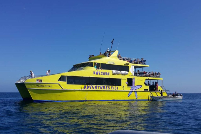 Boat Transfer from Safe Landing to South Sea Island (Yasawa Flyer)