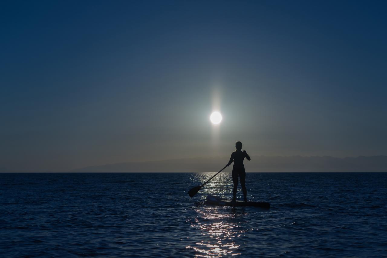 Paddleboard at the coast
