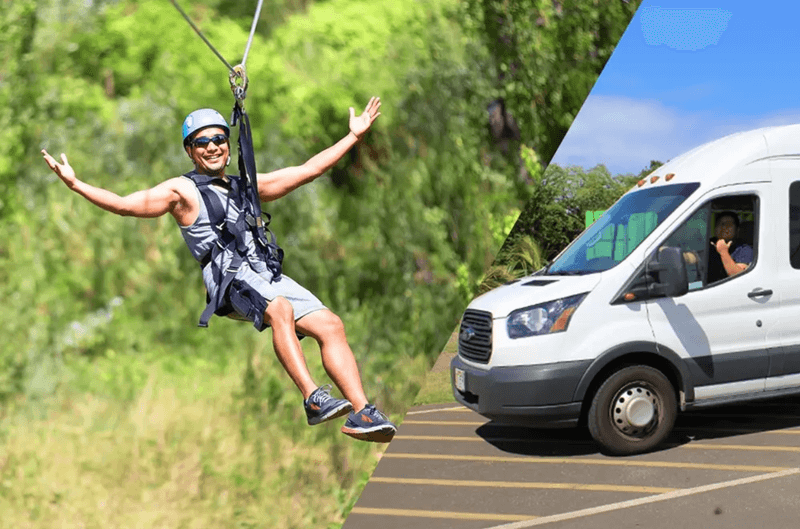 Coral Crater - Oahu: Six Zipline Adventure with Waikiki Transportation - Kapolei