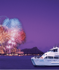 Dolphin Star - Oahu: New Year’s Eve Midnight Waikiki Cocktail Cruise