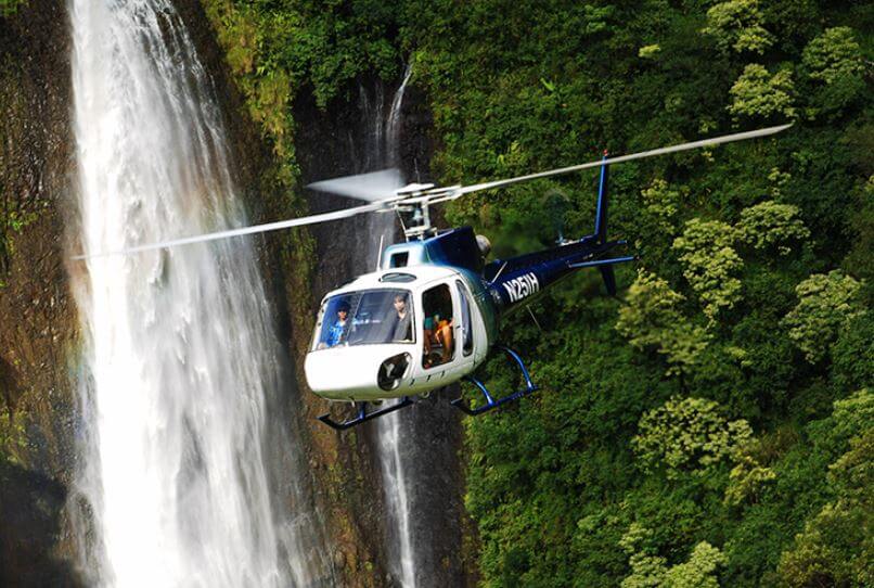 Updated - Island Helicopters - Kauai: Jurassic Falls Waterfall Landing Tour