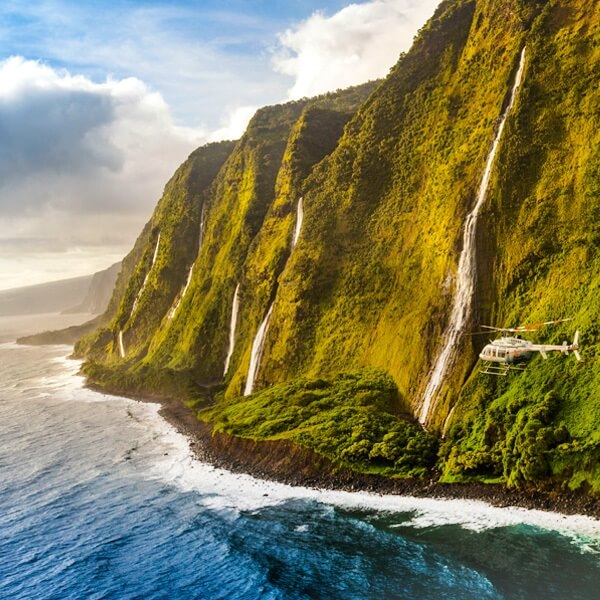 Updated - Helicopters - Big Island: Kona: Kohala Coast & Waterfalls - BEST OF HAWAII - TOURS AND Reservations