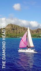 Hawaii Catamaran Sailing - The Diamond Head Tour (Private Tour)