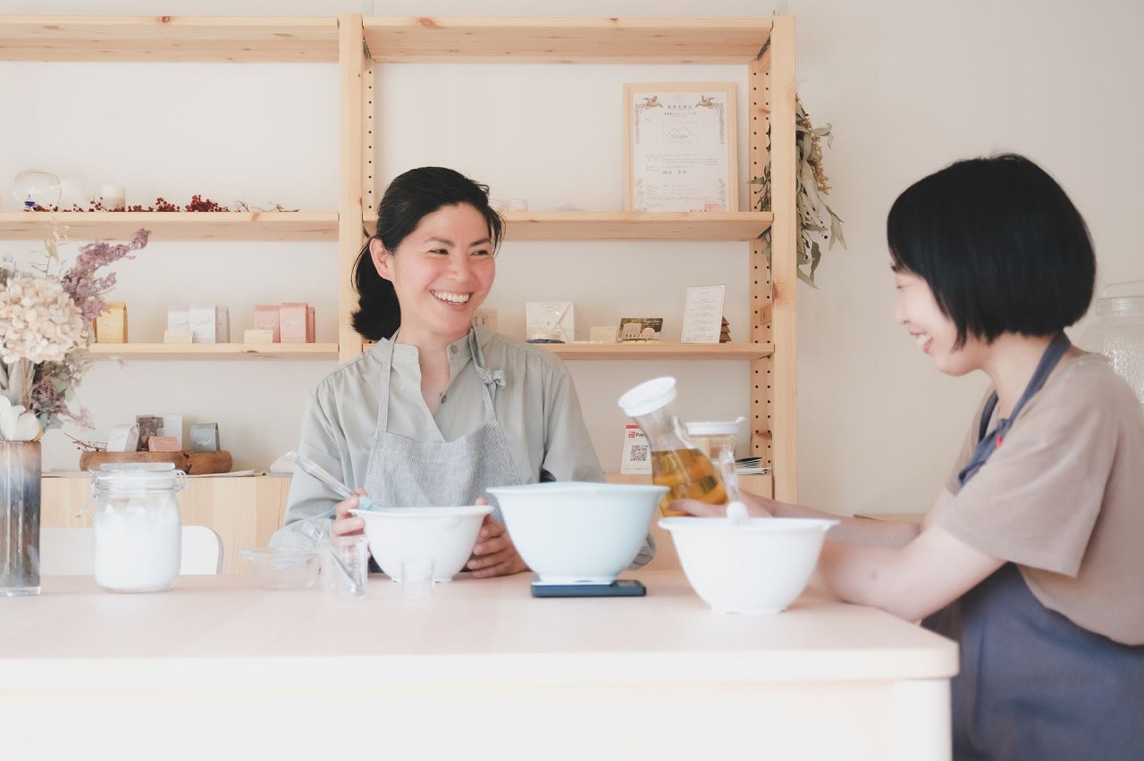 【每天限一組】用奧三河產的材料做成對肌膚溫和的肥皂手作體驗。