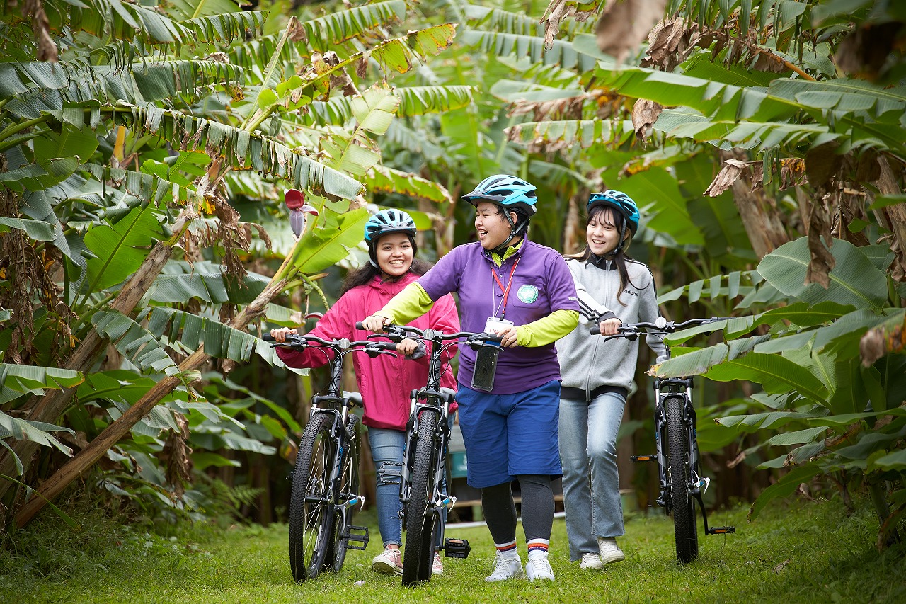 【地元ガイドとのんびり滞在】沖縄のありのままの暮らしを巡る喜如嘉集落サイクリングツアー