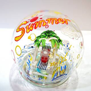 呈現日本四季！用玻璃製作閃亮亮玻璃罩飾品體驗