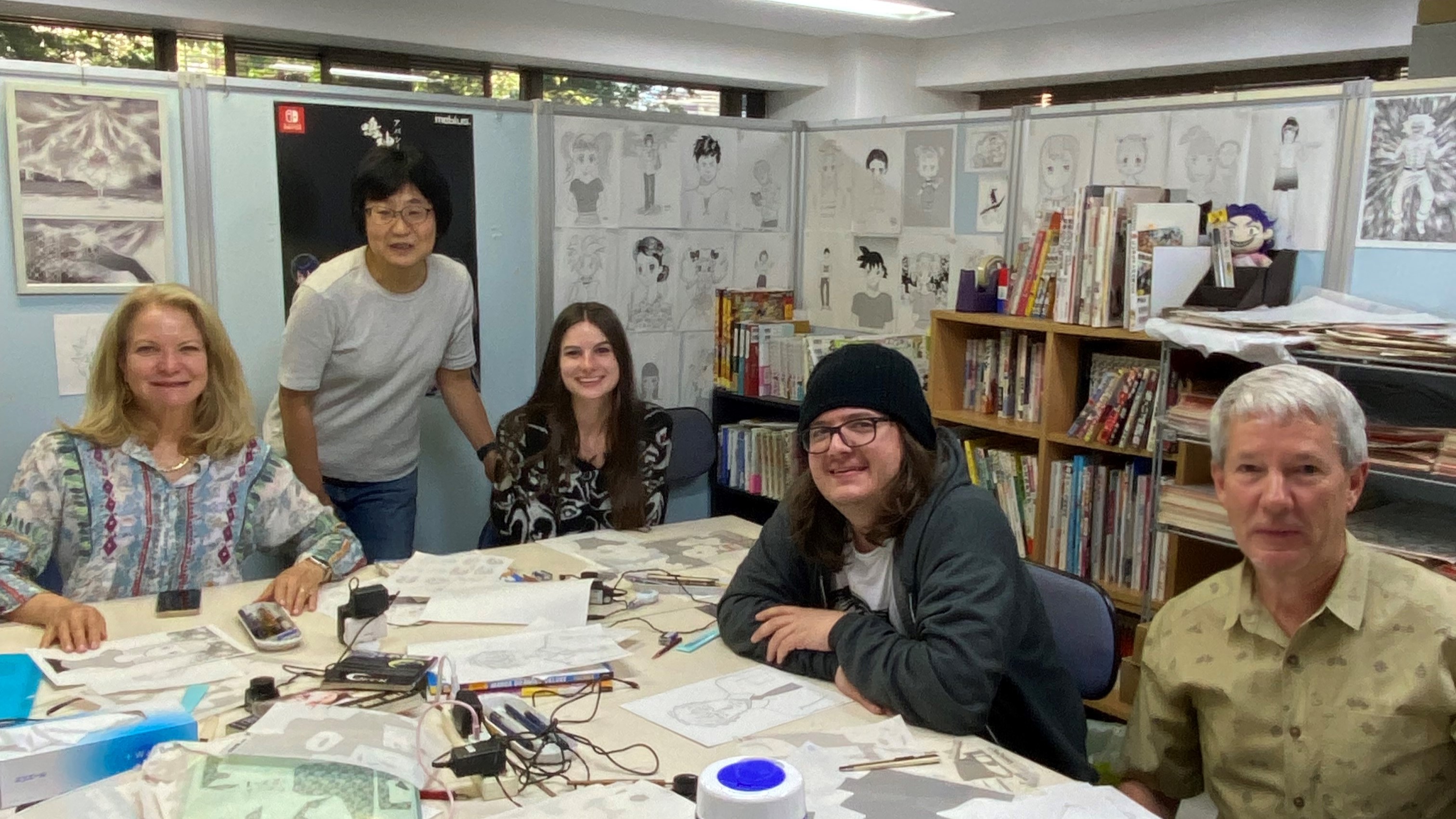 プロから英語で学ぶ漫画の描き方レッスン