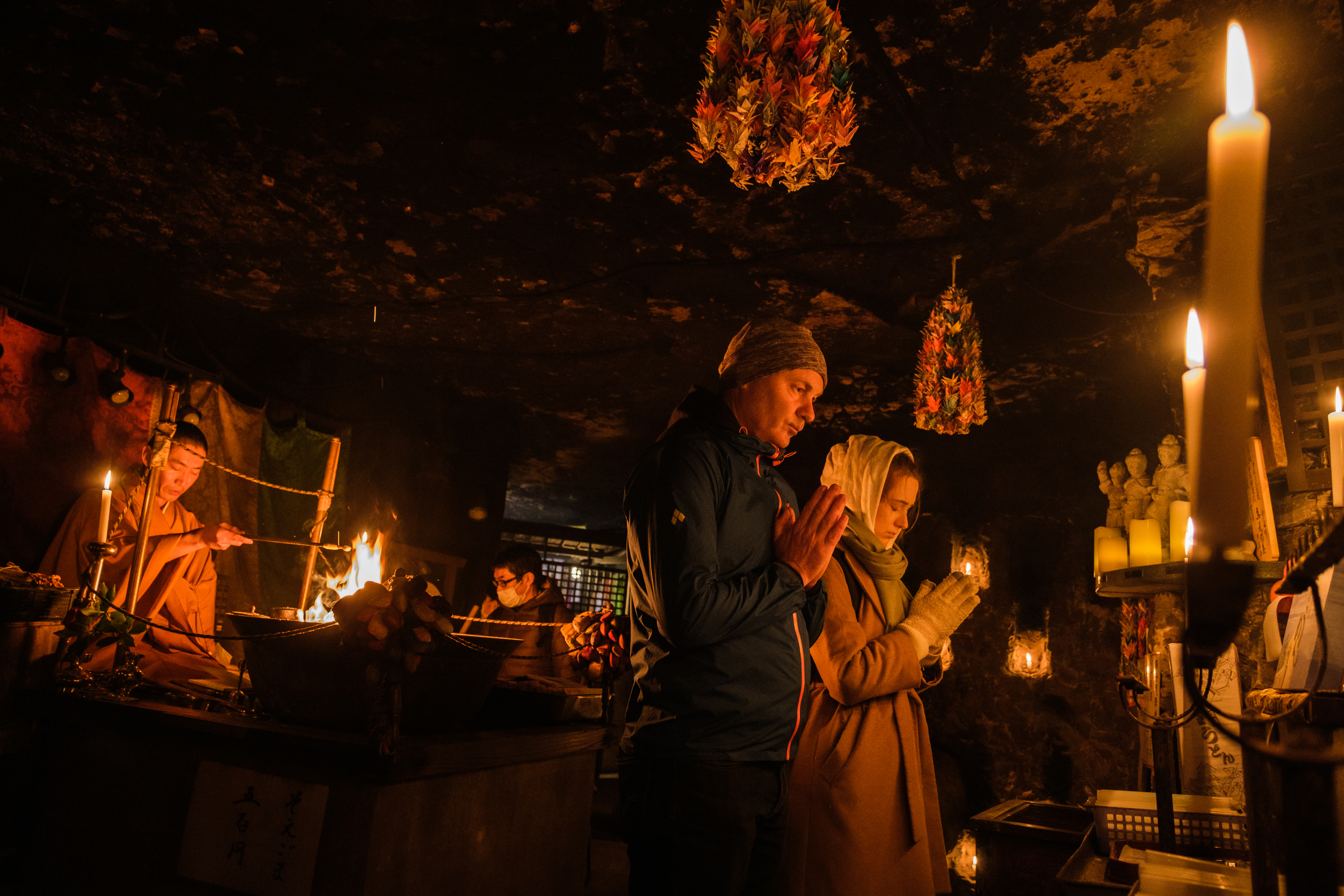 Buddhist (Gomataki) Fire Ritual in a 1300 Years-Old Cave (Odd Numbered Months)