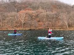 Half-day SUP experience of Chuzenji Lake's beach