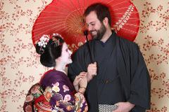 Transform into a Maiko and Samurai - Couple Plan