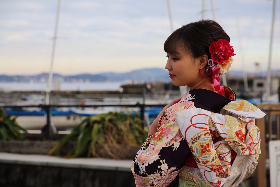 Rental Kimono Plan Including Accessories and Hair Arrangement
