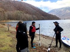 Half-day SUP experience of Chuzenji Lake's beach