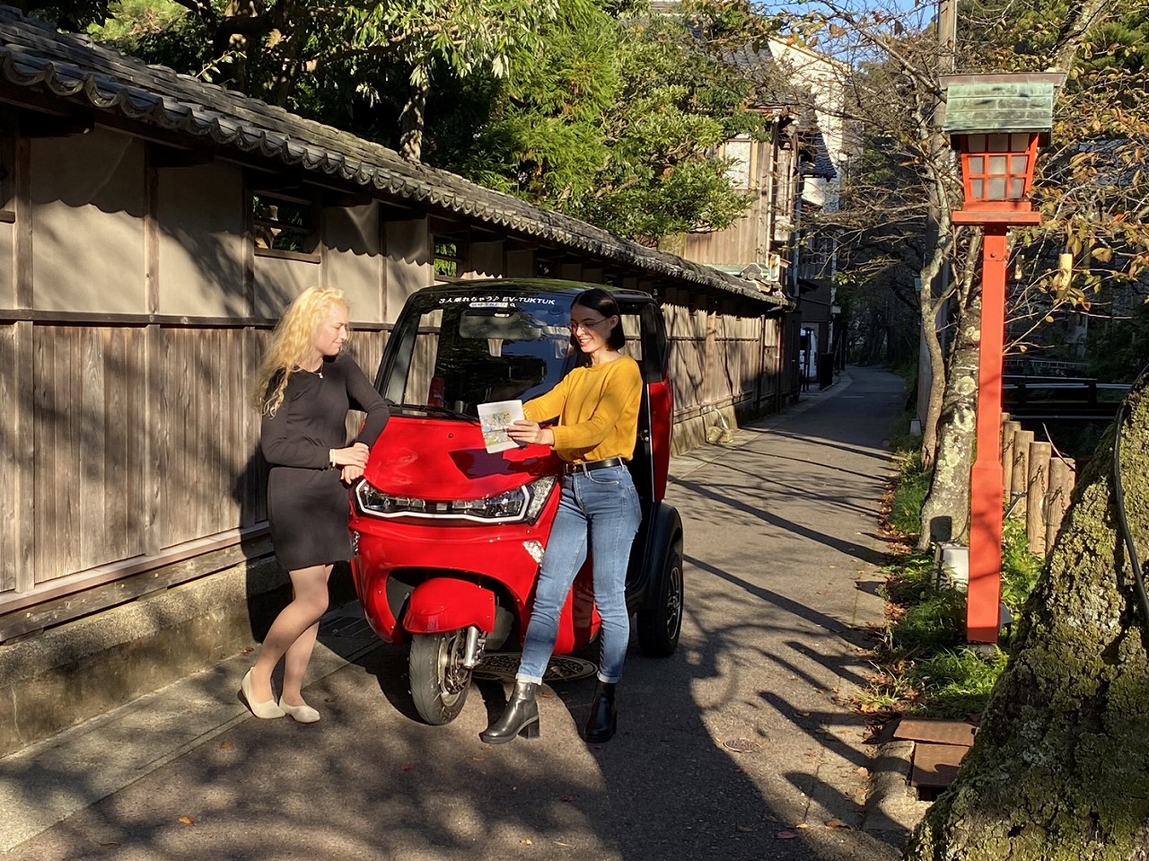 【免許不要車種も対応！電動レンタルBIKE・TUKTUK】御湯印帳とめぐる城崎温泉セルフガイドツアー
