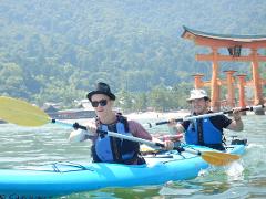 Witness Stunning Itsukushima Shrine on a Quick Sea Kayak Tour