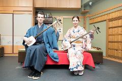 浅草：日本の伝統楽器、三味線体験