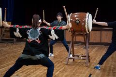 Japanese Taiko Drum Fitness Experience With Professional Team