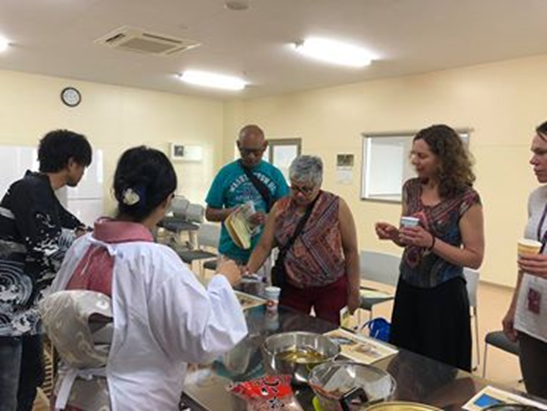 The Basics of Japanese Food, Dashi tasting (with Miso Soup, Rice Ball Making Experience)