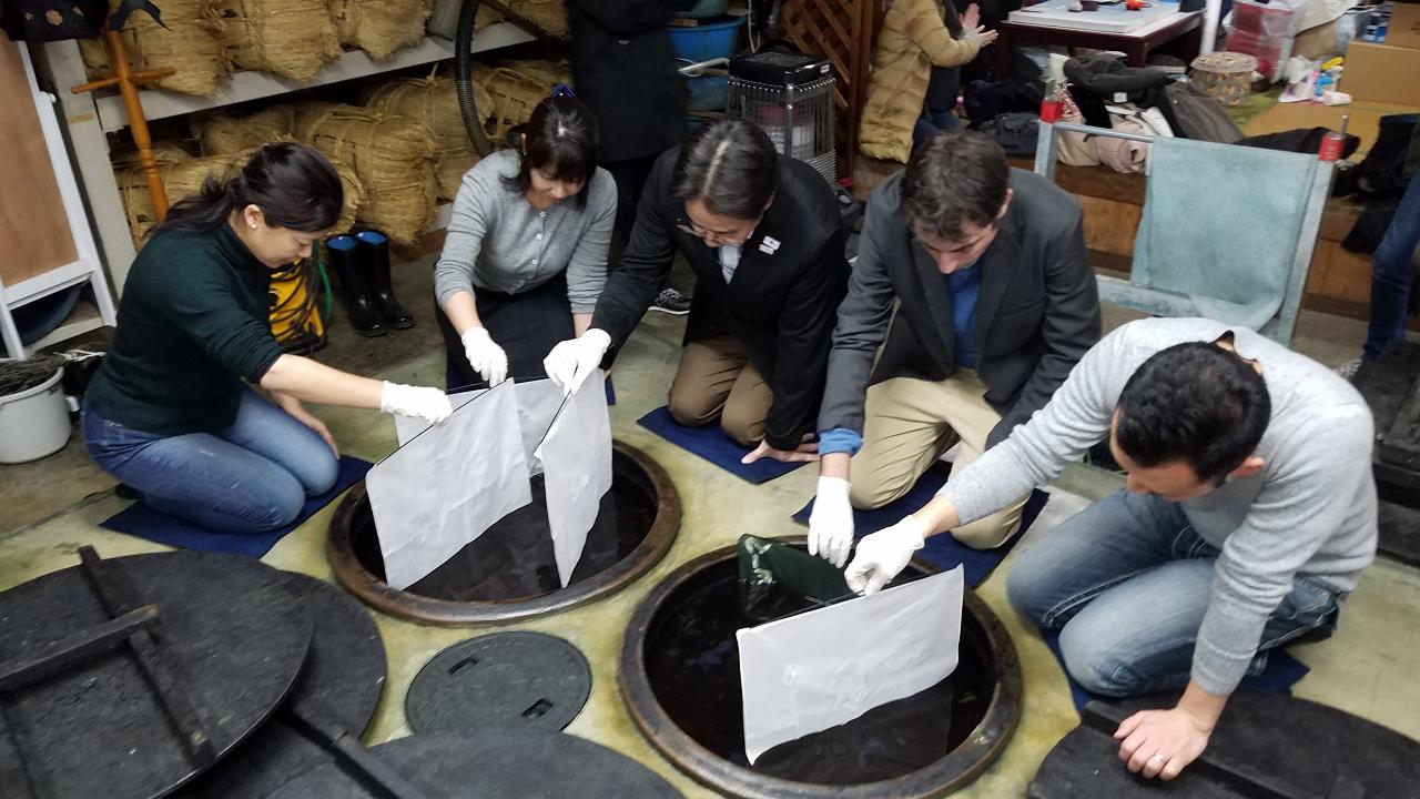 Experience Authentic Japanese Indigo Dyeing with Artisan in Tokushima