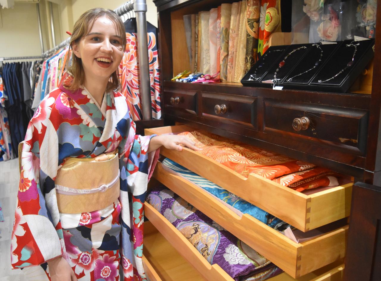 Discover Asakusa in "Furisode" (Formal Kimono)