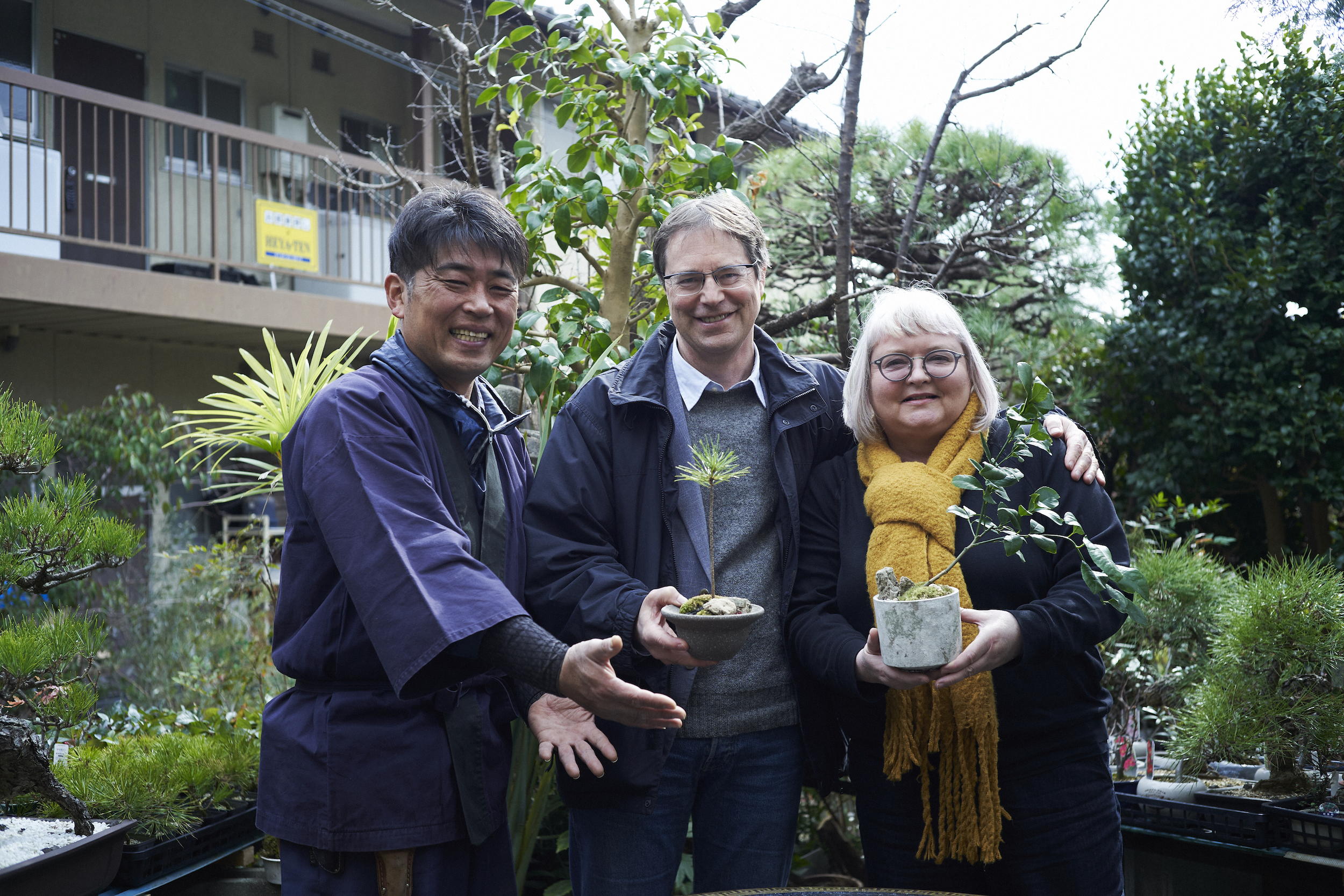 Bonsai-making workshop in Koi, Hiroshima, a famous bonsai-producing area with 400 years of history