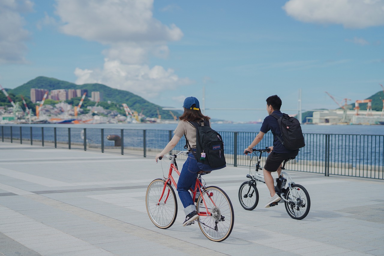 Sokoiko! Nagasaki E-Bike Tour: Feel the International Charms of Nagasaki 