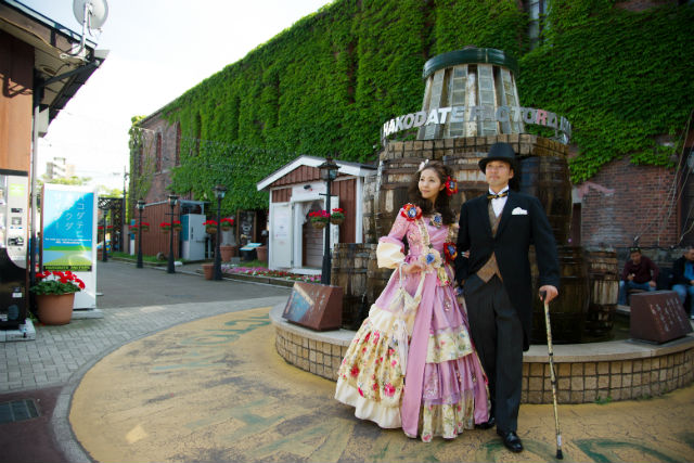 Photography in the Famous Hakodate Area! Dress up & Time Slip Experience!