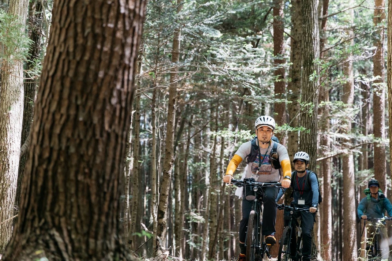 普段は入れない里山を走る！ 「しおばらEバイク里山Ride」