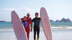 30 seconds to the sea! Surf school with a professional surfer and accommodation