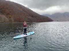 Half-day SUP experience of Chuzenji Lake's beach