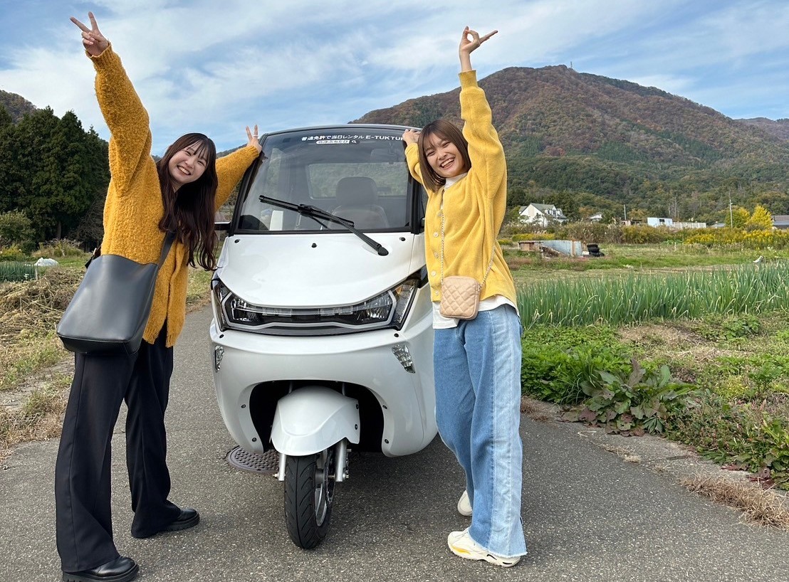 【運転者：免許必須】弥彦ぷちたび　E-TUKTUK tour ～弥彦満喫半日コース～