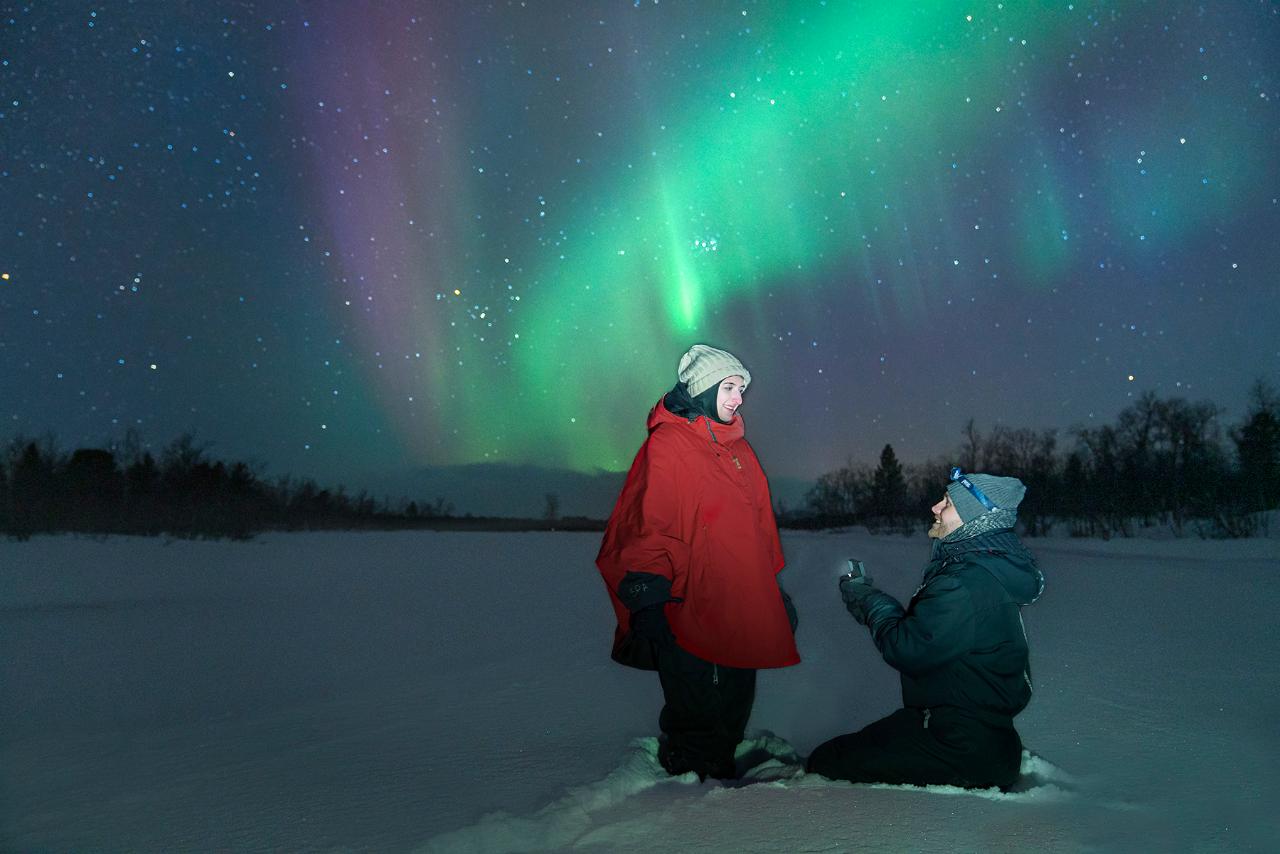 Proposal under the Northern Lights