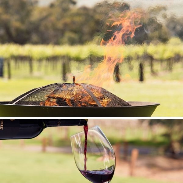 z Shiraz & Fire at Jacob's Creek
