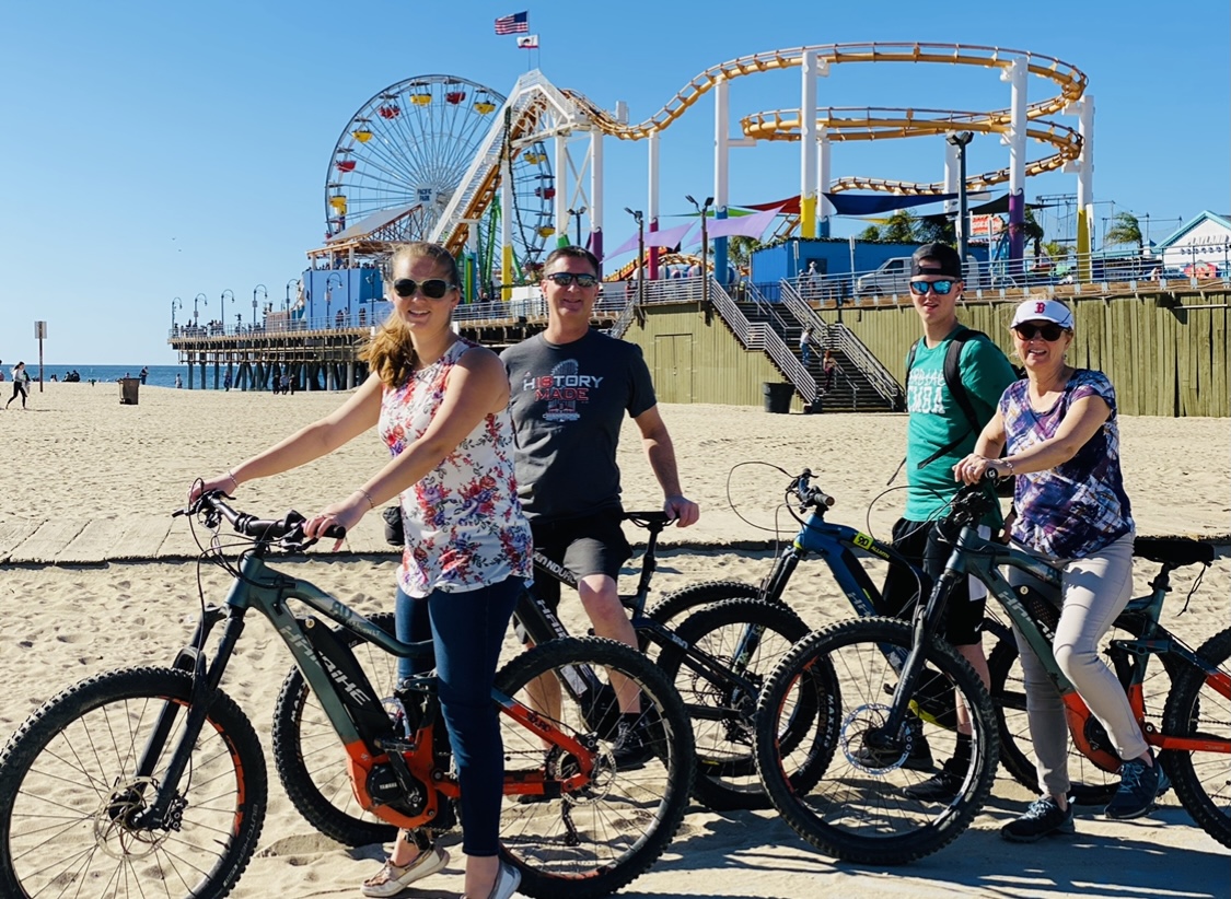 Santa Monica to Marina Del Rey e-Bike Coastal Beach tour