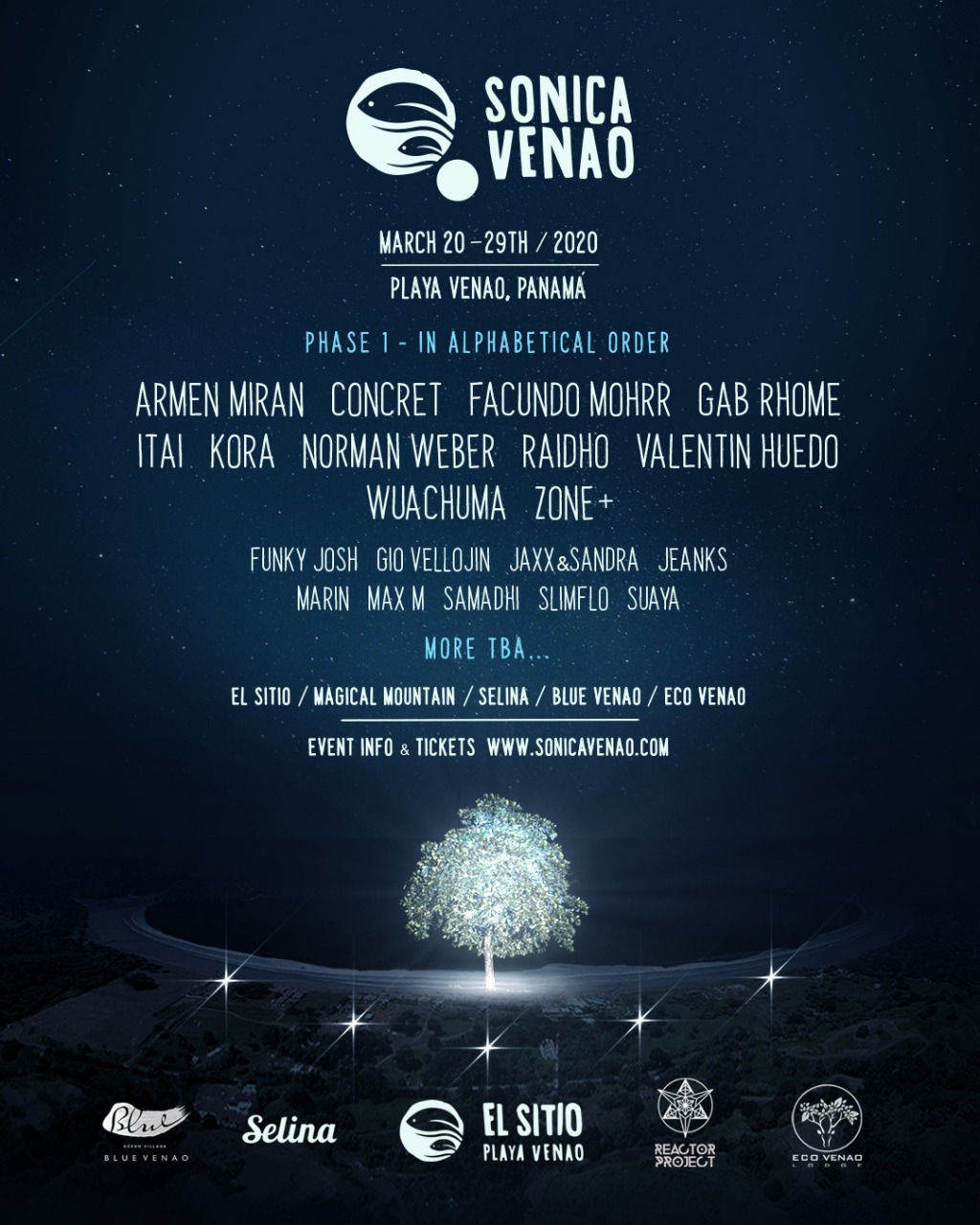 Sonica Venao EARLY BIRD Package