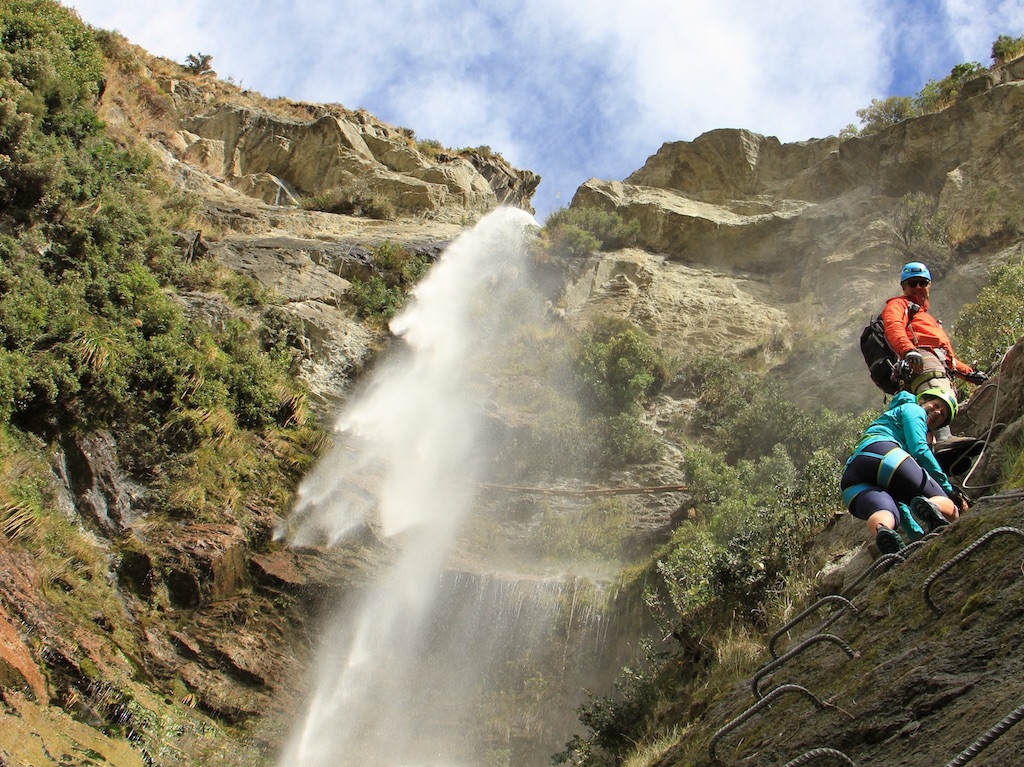 Lord of the Rungs Waterfall Climb - Wildwire Wanaka Reservations