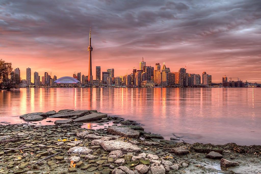 Breathtaking Sunrise Flight of Toronto