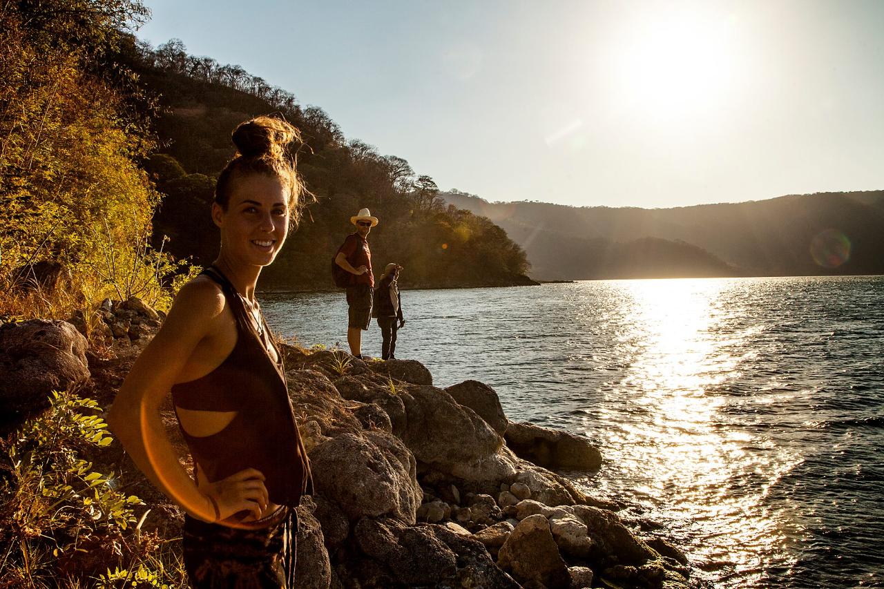 Laguna adventure: hike around crater lake