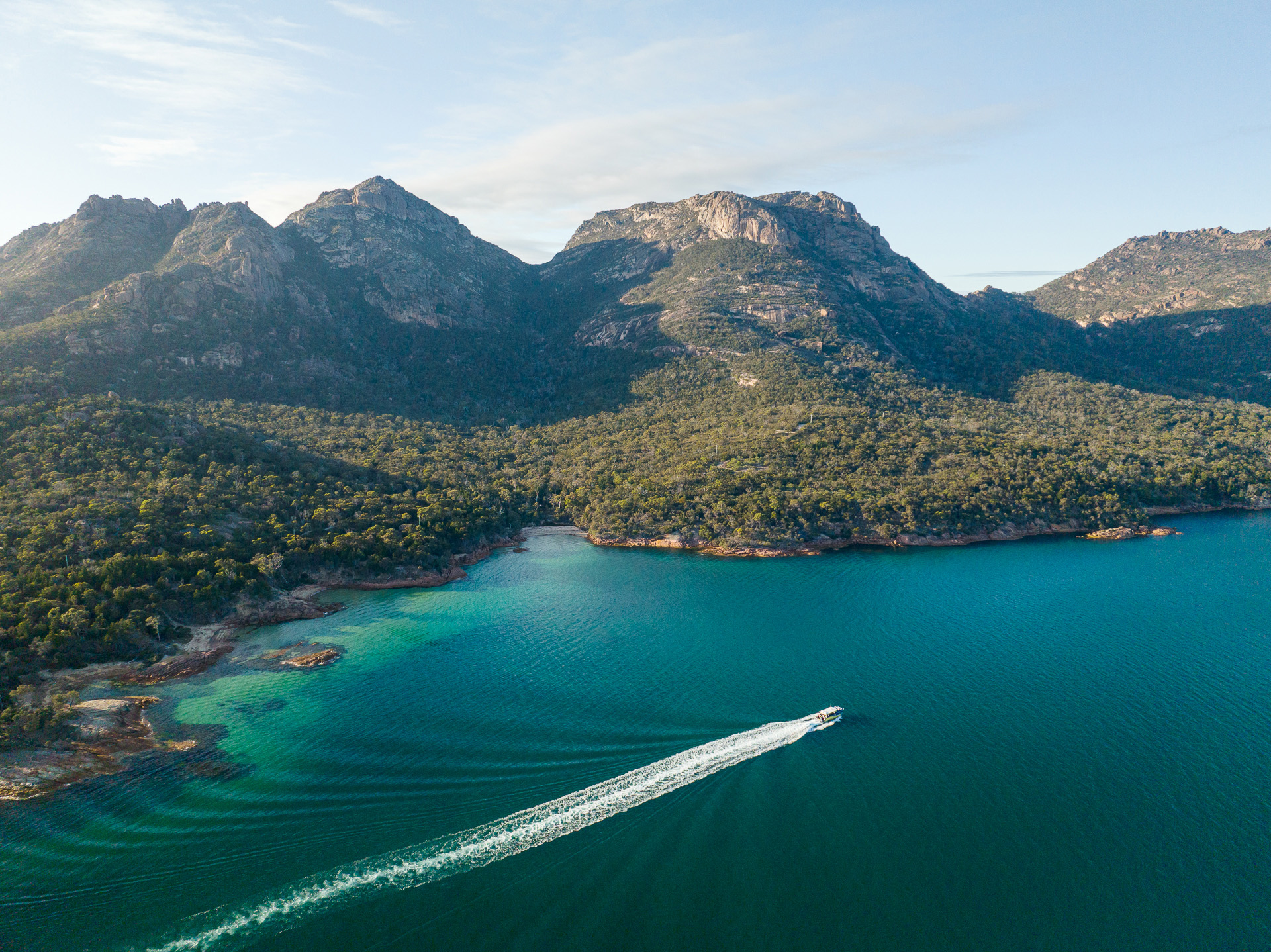 Freycinet Aqua Express Hazards Beach Return and Wineglass Bay Half Day Trip