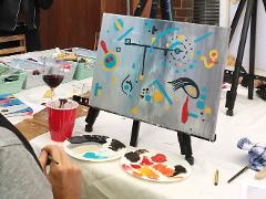 Abstract Painting with Miro