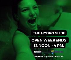 Hydro Slide - Open on Weekends & School Holidays