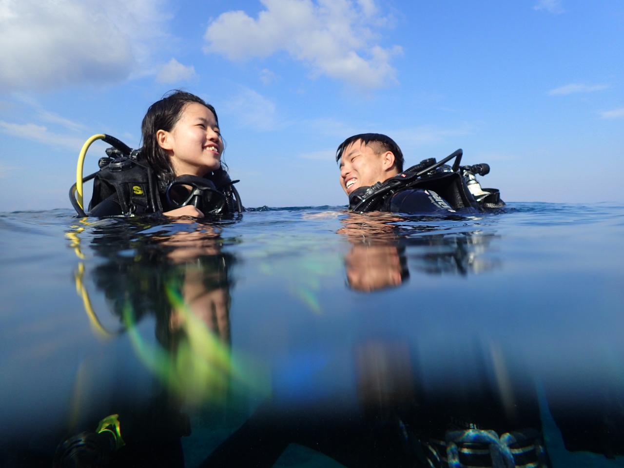 Discover scuba diving for non certified divers