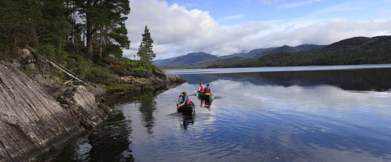 Canoeing on Loch Tay (1.5 hrs)