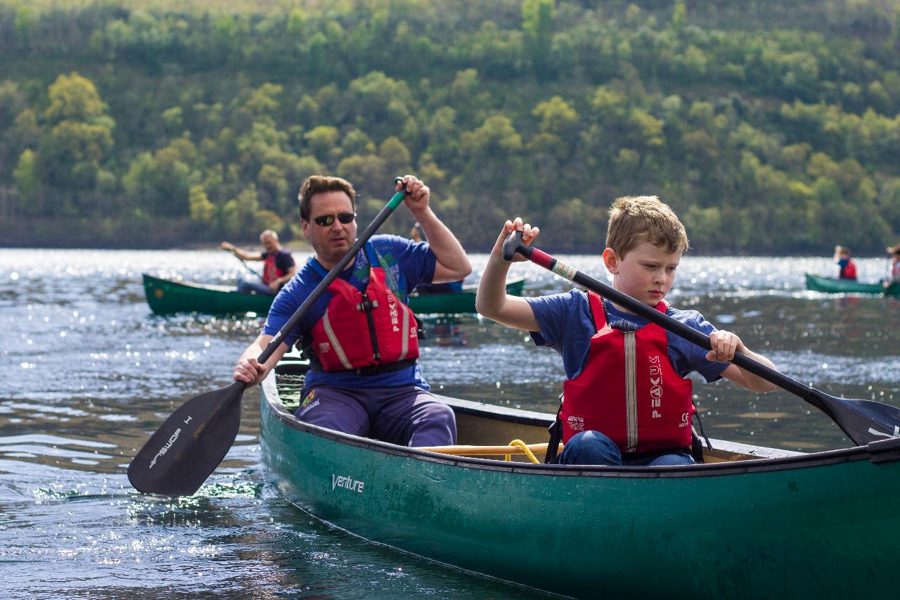 Canoeing on Loch Tay (1.5 hrs)