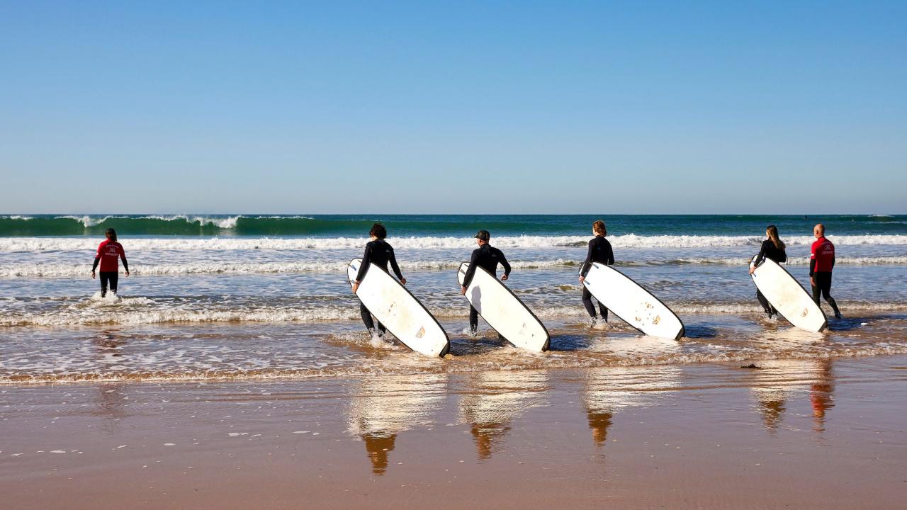 Group Surfing Session