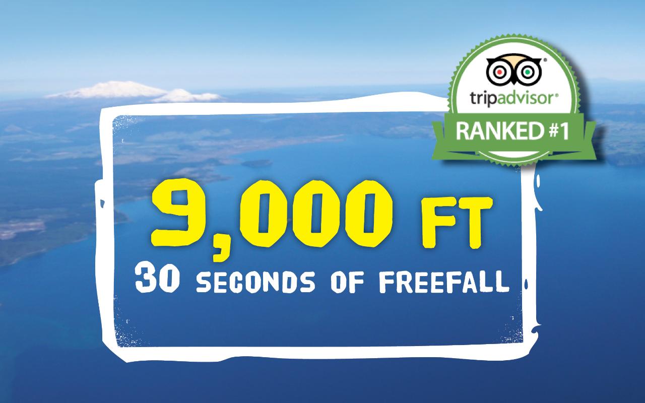 9,000ft Tandem Skydive
