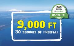 9,000ft Tandem Skydive
